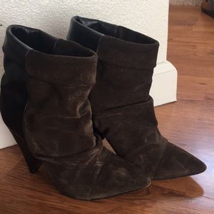 Isabel Marant Andrew Boot in Olive/Black 36